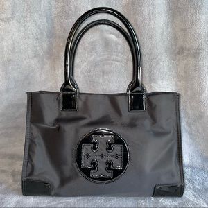 Tory Burch Black Nylon Tote Bag